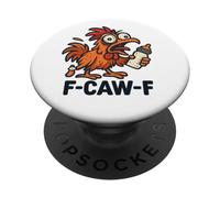 F-Caw-F - Funny Chicken Rooster New Parent PopSockets Adhesive PopGrip