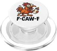 F-Caw-F - Funny Chicken Rooster New Parent PopSockets PopGrip for MagSafe