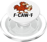 F-Caw-F - Funny Chicken Rooster New Parent PopSockets PopGrip for MagSafe