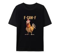 F-CAW-F Funny Chicken Scream Humor T-Shirt | Novelty F-CAW-F Rooster T-Shirt for Men Women | Humor Quote Rooster Meme T-Shirts for Students Daily Wear Weekend Activities Work Workout Summer