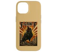 F-Caw-F Funny Crow Raven Black Bird Japanese Vintage Meme Case for iPhone 14