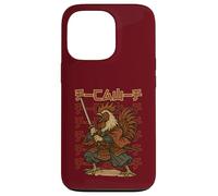 F-Caw-F Funny Samurai Rooster Japanese Warrior Anime Bushido Case for iPhone 13 Pro