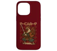 F-Caw-F Funny Samurai Rooster Japanese Warrior Anime Bushido Case for iPhone 14 Pro Max