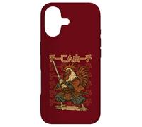 F-Caw-F Funny Samurai Rooster Japanese Warrior Anime Bushido Case for iPhone 17