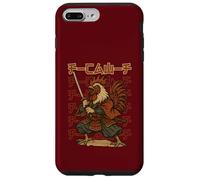 F-Caw-F Funny Samurai Rooster Japanese Warrior Anime Bushido Case for iPhone 7 Plus/8 Plus
