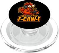 F-Caw-F Gamer - Funny Chicken Rooster Gaming PopSockets PopGrip for MagSafe