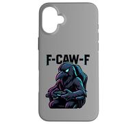 F-Caw-F Gamer - Funny Raven Crow Gaming Case for iPhone 16 Plus