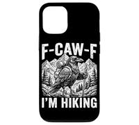 F-CAW-F I'm Hiking Funny Crow Mountain Hike Vintage Trekking Case for iPhone 12/12 Pro