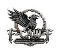 F-CAW-F Metal Logo - Premium Personalization Sticker, Humo