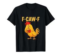 F-Caw-F Minimalist Graphic T-Shirt for Women, f caw f t Shirt Women Sleek Modern Tee, f-caw-f Tshirt Women Lightweight Casual Fit, Clean Rooster Design, Comfortable f caw f t Shirt, Everyday Wear
