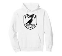 F-Caw-F Night Crew - Funny Raven Crow Pullover Hoodie