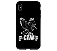 F-CAW-F Raven Caw Crow Humor Sarcastic Bird Meme Case for iPhone XS Max