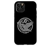 F CAW F Raven Crow Norse Viking Bird Funny Bad Language Case for iPhone 11 Pro