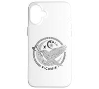 F CAW F Raven Crow Norse Viking Bird Funny Bad Language Case for iPhone 16 Plus