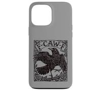 F-CAW-F Raven Crow Woodcut Vintage Bird Memes Case for iPhone 13 Pro Max
