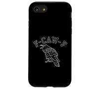 F-CAW-F Raven Crow Word Game Funny Bird Goth Graphic Case for iPhone SE (2020) / 7/8