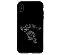 F-CAW-F Raven Crow Word Game Funny Bird Goth Graphic Case for iPhone XS Max