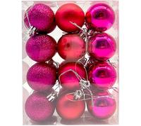 (F) Christmas Decorations Promotion 3cm Christmas Tree L Bauble Hanging Home Party Ornament Decor Christmas Ornaments Xmas Gifts for Family Friends Hangin