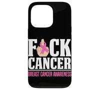 F-ck Cancer Breast Cancer Awareness Case for iPhone 13 Pro