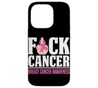 F-ck Cancer Breast Cancer Awareness Case for iPhone 14 Pro