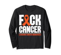 F-ck Cancer Leukemia Cancer Awareness Long Sleeve T-Shirt