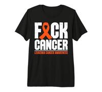 F-ck Cancer Leukemia Cancer Awareness Premium T-Shirt