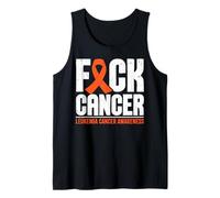 F-ck Cancer Leukemia Cancer Awareness Tank Top