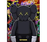 F#ck OFF Graffiti Swear Word Kaws Cursing Humor Pop Art Style Inspired College Ruled Notebook: Street Art Notebook For Teens ( 8.5 x 11 inches) Blank Lined Notebook Journal- 120 Pages