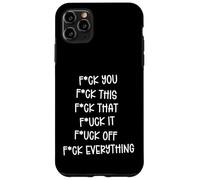 F-ck You This That It Off Everything Funny Anti-Social Humor Case for iPhone 11 Pro Max
