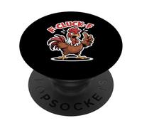 F Cluck F Angry Rooster Chicken Farm Humor PopSockets Adhesive PopGrip