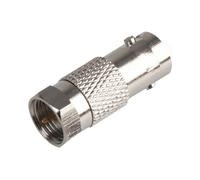 F Connector Male to BNC Female Adapter Coaxial CCTV DVR Converter Metal Plug