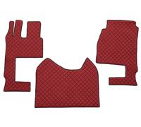 ✅Fits F-CORE F-CORE FL04 RED Floor mats ECO-leather quilted (3 pcs) ⭐UK Seller⭐