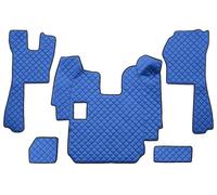 2x ✅Fits F-CORE F-CORE FL11 BLUE Floor mats ECO-leather quilted (5 p ⭐UK Seller⭐