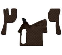 ✅Fits F-CORE F-CORE FL13 BROWN Floor mats ECO-leather quilted (3 pcs ⭐UK Seller⭐