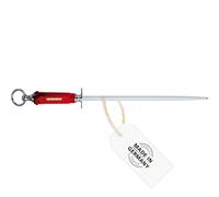F. DICK Dickoron Classic Sharpening Steel (Blade Length 30 cm, Sharpening Steel, Grinding Tool for Chef's Knives, Sharpening Stone, Hardness 65° HRC) 75981300, Grey, 47 cm