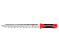 F. DICK Double-Edged Insulation Knife (Blade Length 28 cm, Serrated Edge + Saw Ground, Knife for Compact/inflexible Insulation Materials, Ergonomic Handle) 60390285