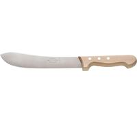 F.DICK Rubber Knife (Blade: 20 cm, Curved Blade, Wooden Handle, Carbon Steel) 60388200