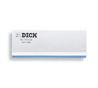 F. DICK Sharpening Stone Grain 1000/3000, Wet Grinder, with Angle Holder, Very Durable, for Perfect Knife Sharpening, White