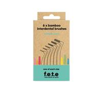 f.e.t.e | Bamboo Interdental Brush Multipack | Biodegradable & Compostable Handle | Recyclable Soft Bristles | Sustainable | Vegan
