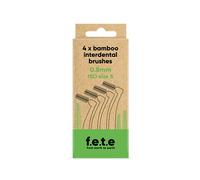f.e.t.e | Green ISO Size 5-0.80mm Bamboo Interdental Brushes | Biodegradable & Compostable Handle | Recyclable Soft Bristles | Sustainable | Vegan