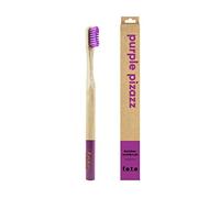 f.e.t.e | Purple Pizazz Bamboo Toothbrush | Biodegradable & Compostable Handle | Recyclable Medium Bristles | Sustainable | Vegan