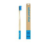 f.e.t.e | Upbeat Blue Bamboo Toothbrush | Biodegradable & Compostable Handle | Recyclable Medium Bristles | Sustainable | Vegan