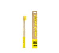 f.e.t.e | Yippee! Yellow Children's Bamboo Toothbrush | Biodegradable & Compostable Handle | Recyclable Soft Bristles | Sustainable | Vegan