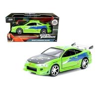 F&F 97609 JADA Brian’s 1995 Mitsubishi Eclipse. 1:32 Scale. Green diecast