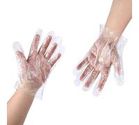 F & F Disposable Gloves Clear Transparent Multipurpose Glove Cleaning And Safety Lightweight Diy Household Essential Kitchen Food Preparation Decorating Extra Strong Catering Recyclable (150pc)