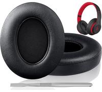 F FEYCH Beats Studio Replacement Earpads for Beats Studio 3 & 2 (B0500/ B0501) 2 Pieces Noise Isolation Comfortable Memory Foam Ear Cushions (Black)