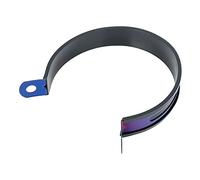 F FIERCE CYCLE 100mm 3.94" Exhaust Band Joint Clamp Stainless Steel Blue