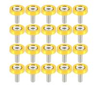 F FIERCE CYCLE 20pcs Car Motorcycle Gold Tone M6 Fender Bumper Washer Bolt