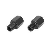 F FIERCE CYCLE 2pcs 10mm LH to 10mm LH Motorcycle Rearview Mirror Adapter Bolt