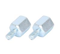 F FIERCE CYCLE 2pcs 8mm RH to 6mm RH Rearview Mirrors Adapter for Motorcycle